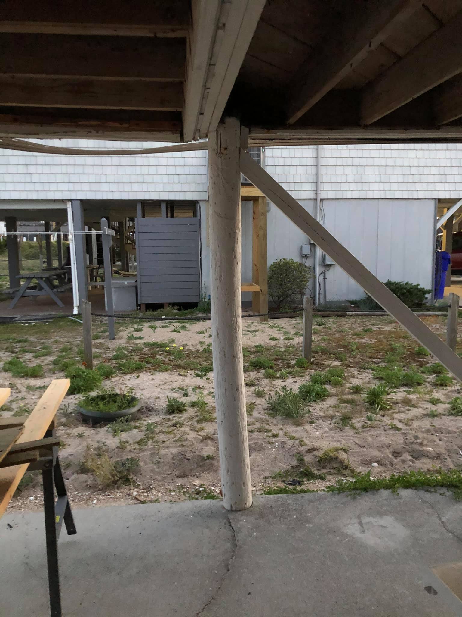 helical piles with timber piers; coastal foundation solutions